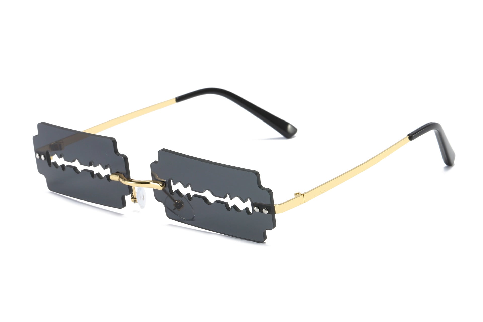Trimming Sunglasses Women's Metal Rimless Sunglasses