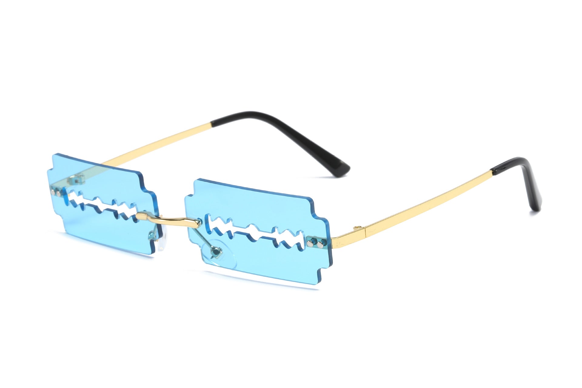 Trimming Sunglasses Women's Metal Rimless Sunglasses